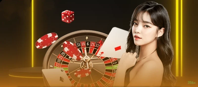 Roleta e blackjack 356x